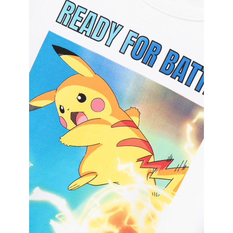 NAME IT Skylar Pokemon T-shirt - Bright White