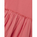 NAME IT MINI Halina S/L Kjole - Spiced Coral