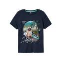 NAME IT KIDS Jass T-shirt - Navy Blazer