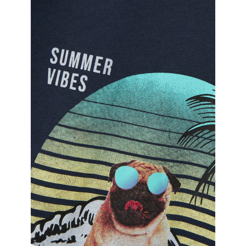 NAME IT KIDS Jass T-shirt - Navy Blazer