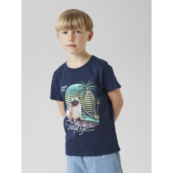 NAME IT KIDS Jass T-shirt - Navy Blazer