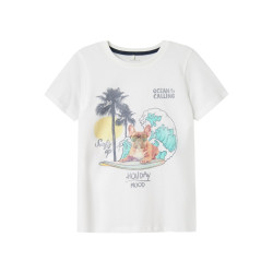 NAME IT KIDS Jass T-shirt - Bright White