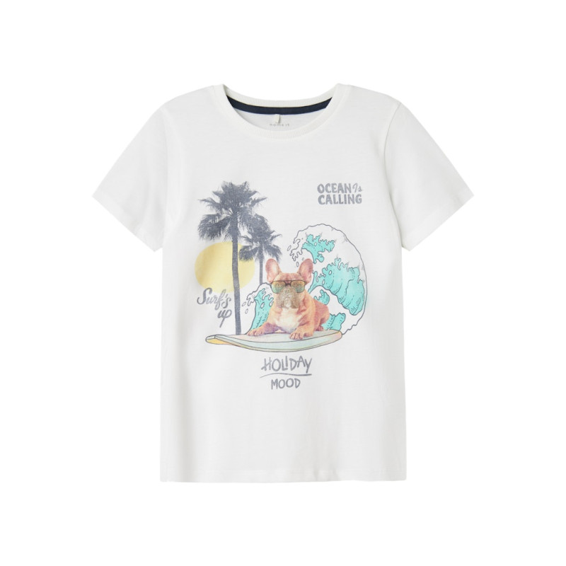 NAME IT KIDS Jass T-shirt - Bright White