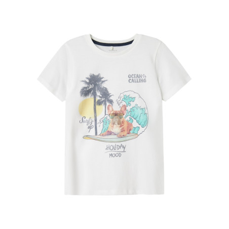 NAME IT KIDS Jass T-shirt - Bright White