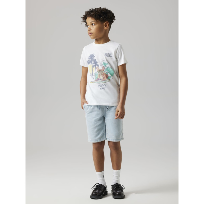 NAME IT KIDS Jass T-shirt - Bright White
