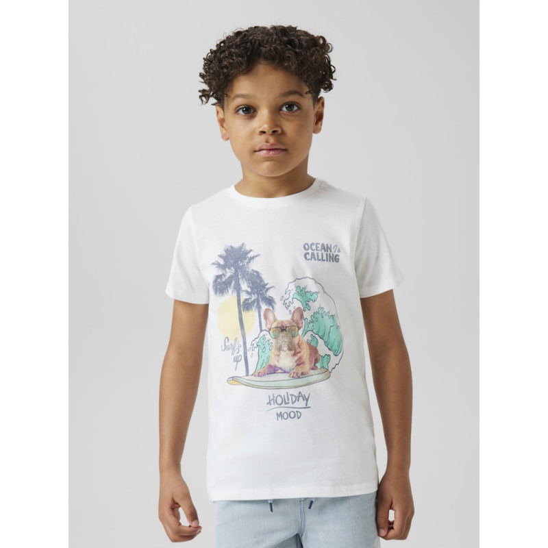 NAME IT KIDS Jass T-shirt - Bright White