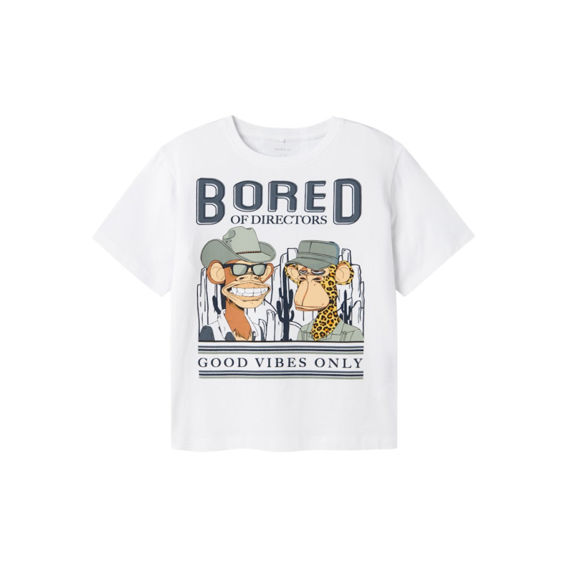 NAME IT KIDS Mais Bod T-shirt - Bright White