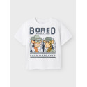 NAME IT KIDS Mais Bod T-shirt - Bright White