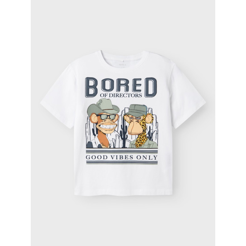 NAME IT KIDS Mais Bod T-shirt - Bright White