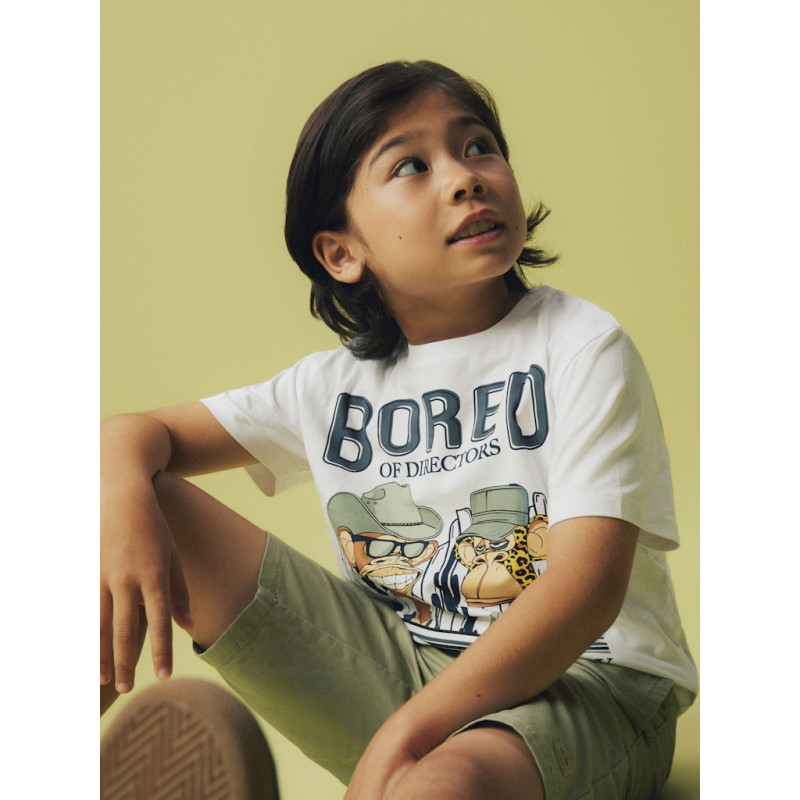 NAME IT KIDS Mais Bod T-shirt - Bright White