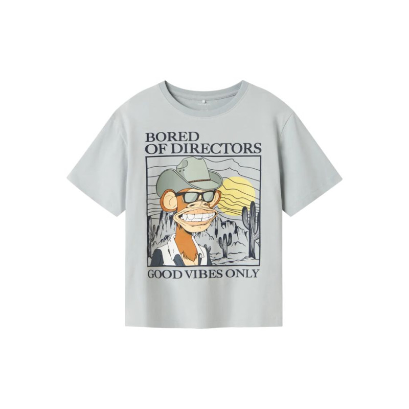 NAME IT KIDS Mais Bod T-shirt - Pearl Blue