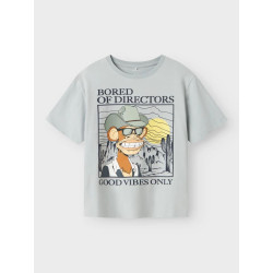 NAME IT KIDS Mais Bod T-shirt - Pearl Blue