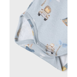 NAME IT BABY Help L/S Bodystocking - Pearl Blue