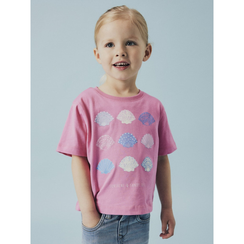 NAME IT MINI Jassa T-shirt - Aurora Pink