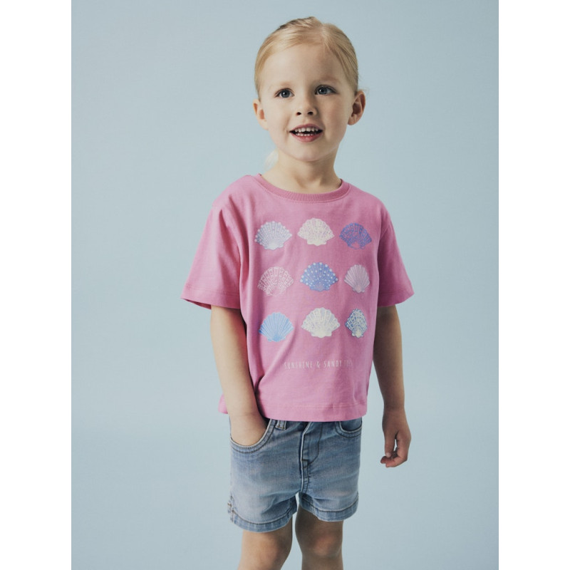 NAME IT MINI Jassa T-shirt - Aurora Pink