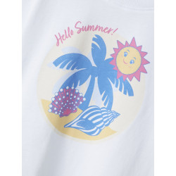 NAME IT MINI Jassa T-shirt - Lucent White