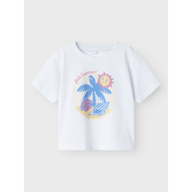 NAME IT MINI Jassa T-shirt - Lucent White