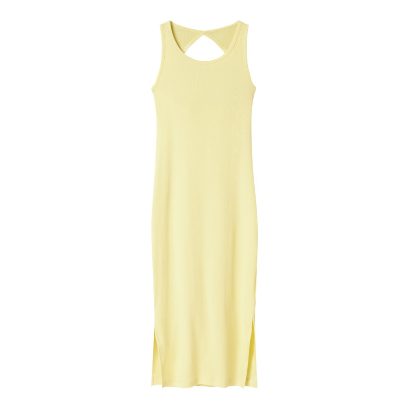 NAME IT KIDS Jalgos Maxi Kjole - Lemon Meringue
