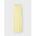 NAME IT KIDS Jalgos Maxi Kjole - Lemon Meringue