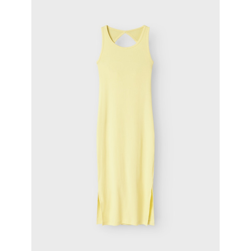 NAME IT KIDS Jalgos Maxi Kjole - Lemon Meringue