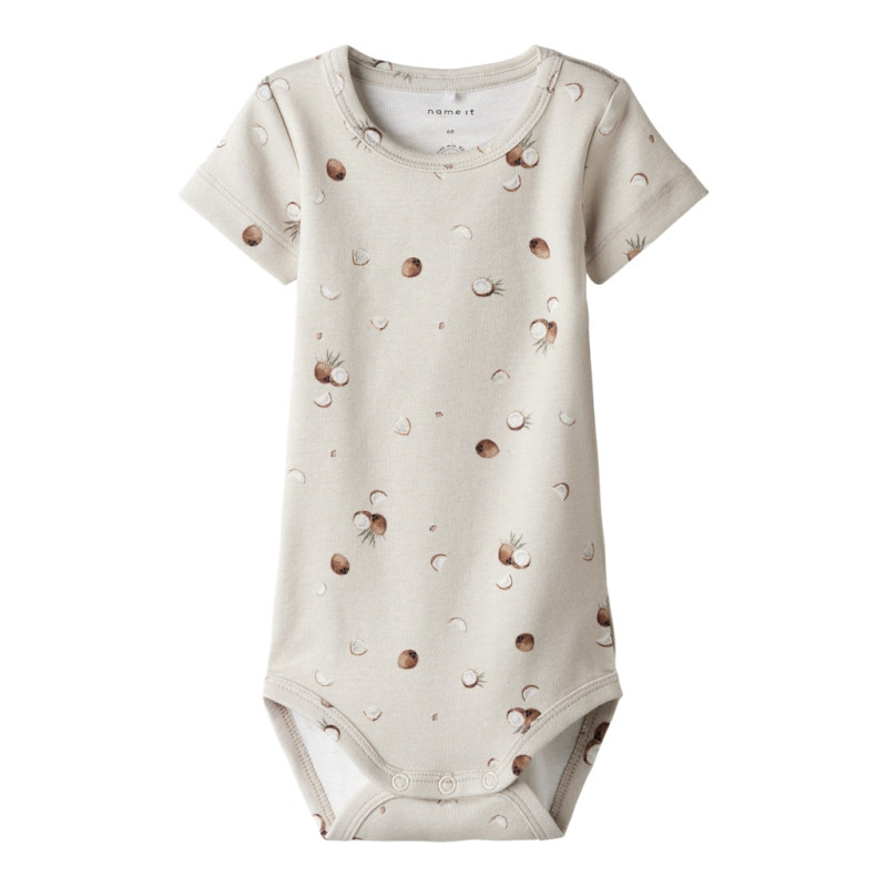 NAME IT BABY Huxley S/S Bodystocking - Peyote