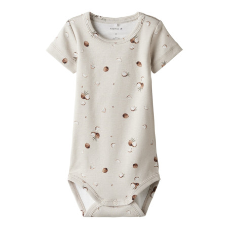 NAME IT BABY Huxley S/S Bodystocking - Peyote