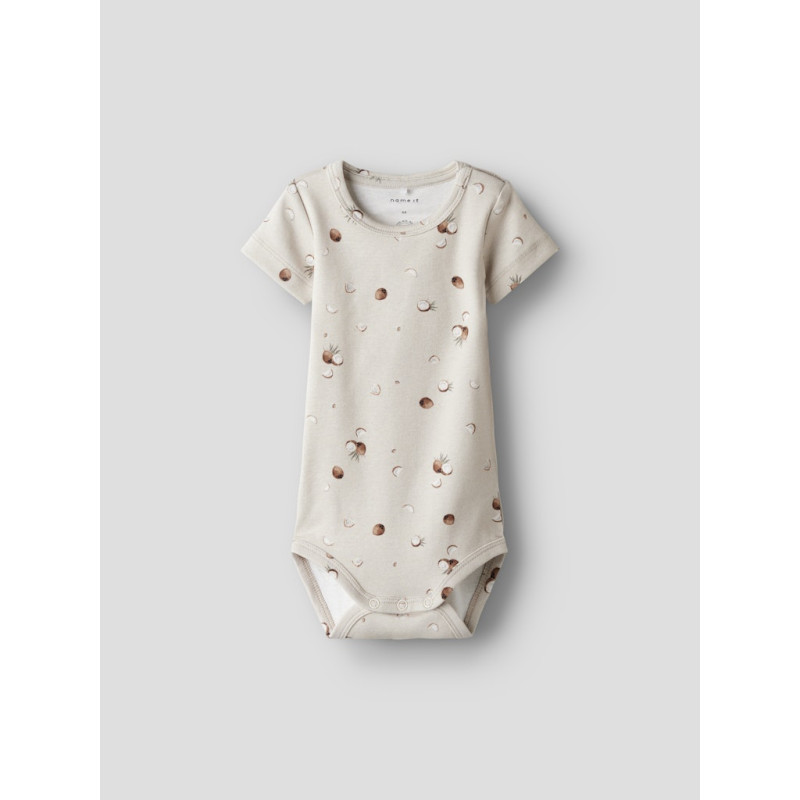 NAME IT BABY Huxley S/S Bodystocking - Peyote