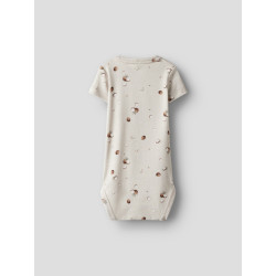NAME IT BABY Huxley S/S Bodystocking - Peyote