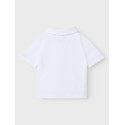NAME IT MINI Janus S/S Polo - Bright White