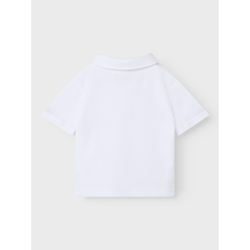 NAME IT MINI Janus S/S Polo - Bright White