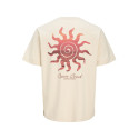 JACK & JONES JUNIOR Canggu Summer Picture T-shirt - Ecru