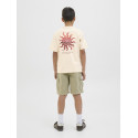 JACK & JONES JUNIOR Canggu Summer Picture T-shirt - Ecru