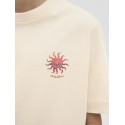 JACK & JONES JUNIOR Canggu Summer Picture T-shirt - Ecru