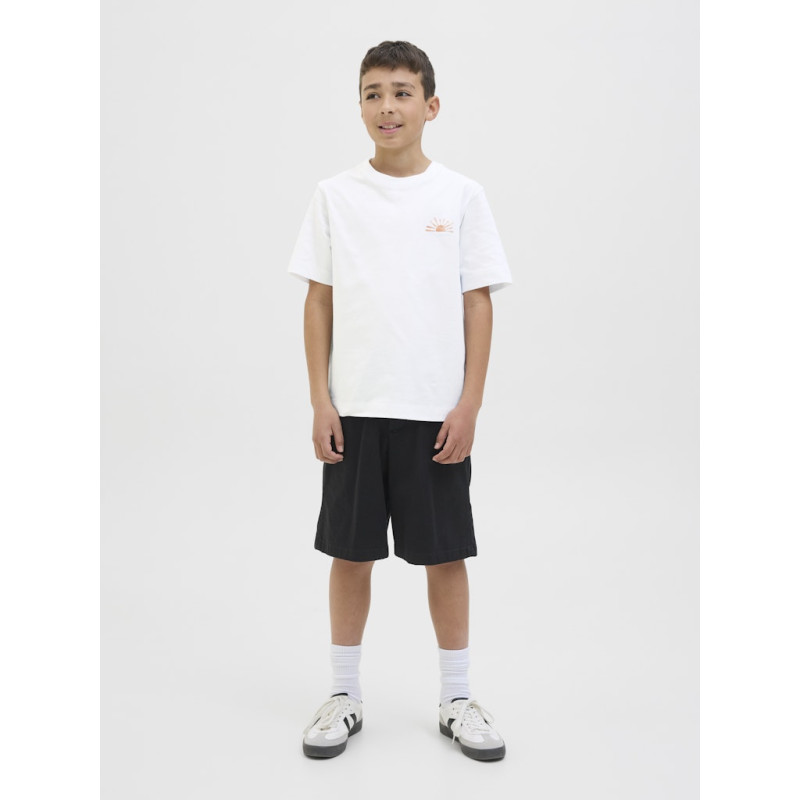 JACK & JONES JUNIOR Canggu Summer Picture T-shirt - Bright White