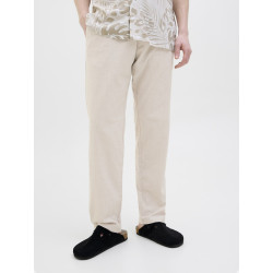 JJ REBEL Kenni Summer Hør Jogging Bukser - Moonbeam