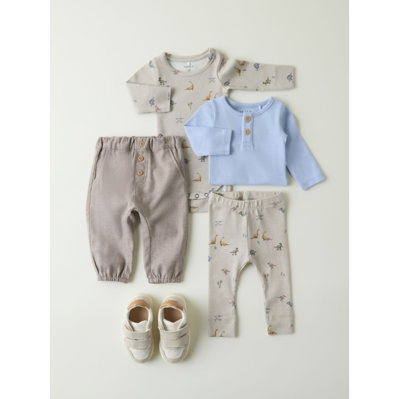 NAME IT BABY Faurus Leggings - Nacreous Cloud