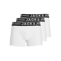 JACK & JONES 3-Pak Sense Boksershorts - Hvid