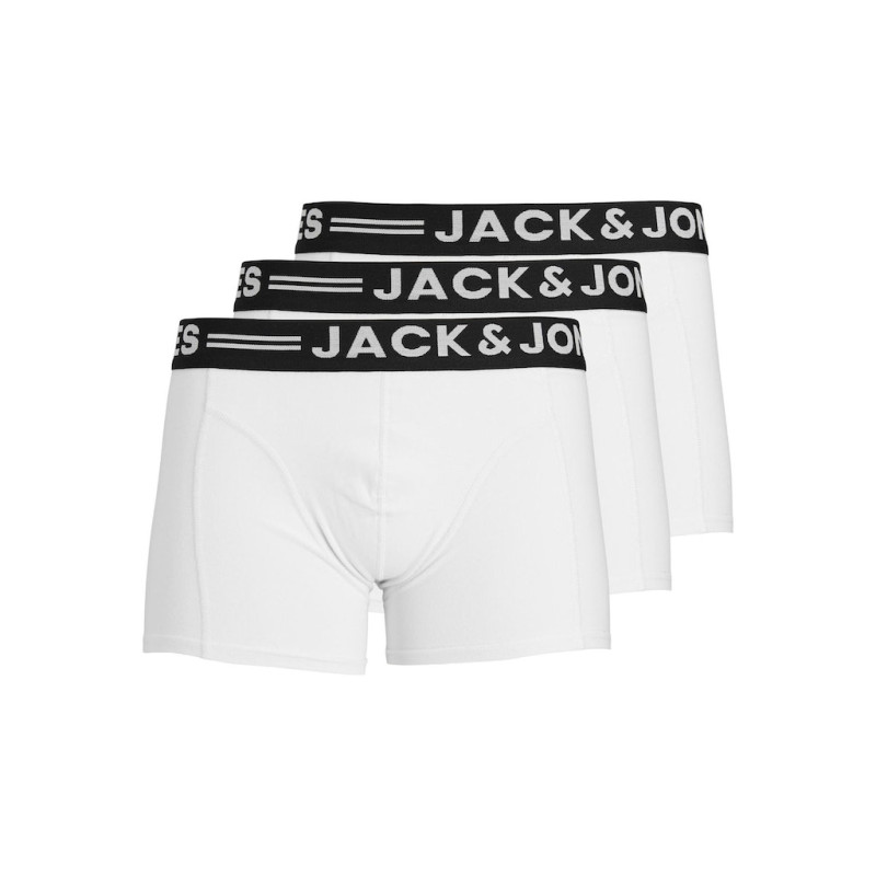 JACK & JONES 3-Pak Sense Boksershorts - Hvid