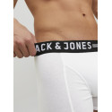 JACK & JONES 3-Pak Sense Boksershorts - Hvid