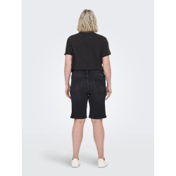 ONLY CARMAKOMA Willy Denim Shorts - Washed Black