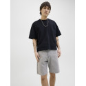 JACK & JONES Alex Baggy Denim Shorts - Grey Denim