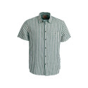 FINESMEKKER Temple S/S Skjorte - Dusty Green