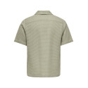 ONLY & SONS Savier Waffle S/S Skjorte - Laurel Oak