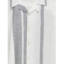 ONLY & SONS JUNIOR Caiden S/S Hør Skjorte - Cloud Dancer / Dress Blue