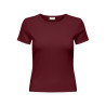 JDY Vaya T-shirt - Cabernet