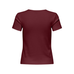 JDY Vaya T-shirt - Cabernet
