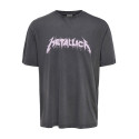 ONLY & SONS Metallica T-shirt - Grey Pinstripe / 2008-2009