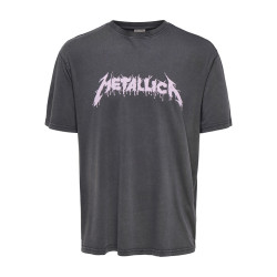 ONLY & SONS Metallica T-shirt - Grey Pinstripe / 2008-2009