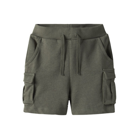 NAME IT MINI Moli Sweat Shorts - Dusty Olive