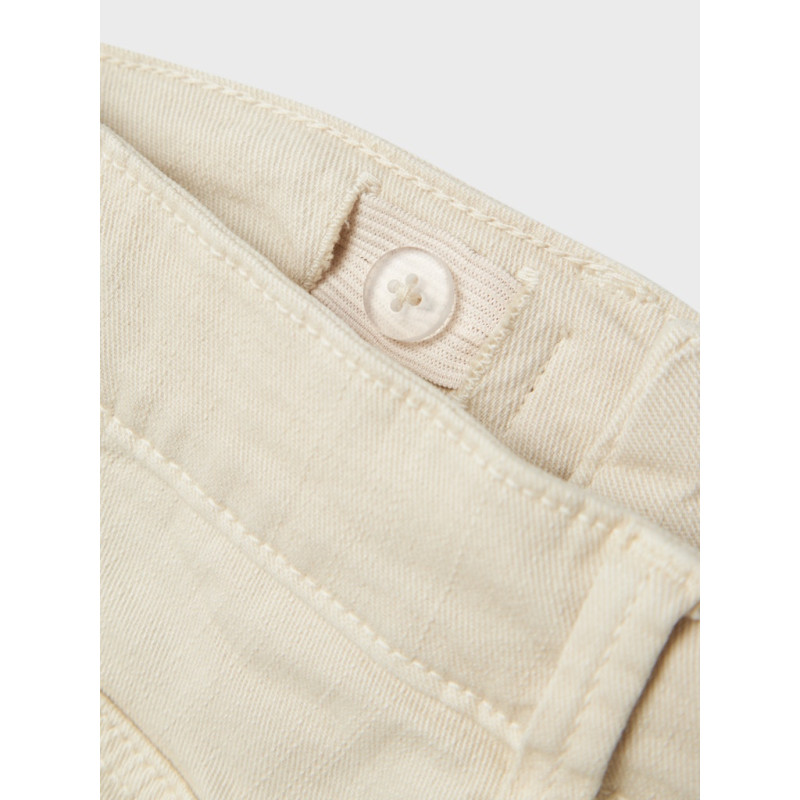 NAME IT Kids Rose Brede Twill Bukser - Turtledove